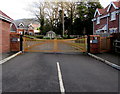 Knoll Gardens entrance gates, Abergavenny