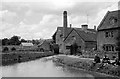 SP1622 : The mill at Lower Slaughter, 1960 by Alan Murray-Rust
