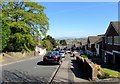 Houses, trees and cars, Yewberry Lane, Newport