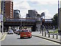 Broomielaw runs under the Caledonian Bridge