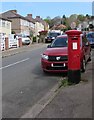ST3189 : King George V pillarbox, Brynglas Road, Newport by Jaggery