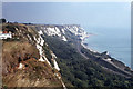 On the coast path above The Warren, Capel-le-Ferne