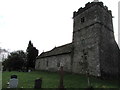 SO2714 : Tower of St Peter's Church, Llanwenarth Citra, Monmouthshire by Jaggery