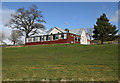 The clubhouse at Galashiels Golf Course