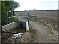 New drain, old footpath, south of Balk Lane