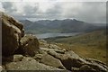 NN0040 : Rocks on the Beinn Bhreac/Mam Hael summit by Alan Reid