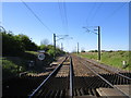 The East Coast Main Line at Oster Fen Lane Level Crossing