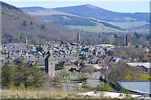 NT2540 : Roofs and spires, Peebles by Jim Barton