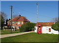 Houses on Gembling Lane, Gembling