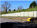 Yellow grit/salt box, Brynglas Avenue, Newport