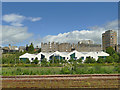 "Vision", Dundee, from the railway