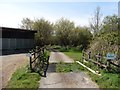 Cattle grid on lane to Muckford