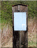 NS3458 : Information board at the Lochwinnoch Loop Line cycle path by Thomas Nugent