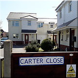 SZ0794 : Ensbury Park: Carter Close by Chris Downer