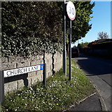 SZ0897 : West Parley: Church Lane by Chris Downer
