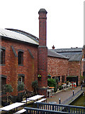 SP0686 : Historic building and chimney, Gas Street, Birmingham by Chris Allen