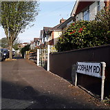 SZ0995 : Moordown: Cobham Road by Chris Downer