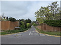 Looking from Hill Road into Half Moon Hill