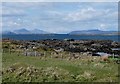 NM4368 : Portuairk foreshore with Rum, Muck and Eigg by Alan Reid