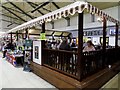 The cafe in Fleetwood Market