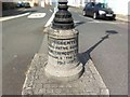 Commemorative lamp base, North Street, Heavitree, Exeter