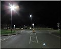 Valley Road/Dalby Road junction at night