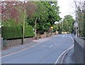 Dalby Road uphill from the railway bridge