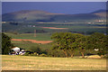 Evening light across fields at East Glenarm