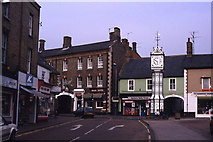 TF6103 : Downham Market Town Centre and clock tower by Colin Park