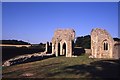 Evening at Creake Abbey ruins