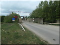 SE3622 : Traffic control at Welbeck's bridge over the Calder by Christine Johnstone