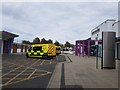 NZ3664 : Ambulances beside the Emergency Department by DS Pugh
