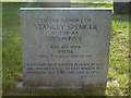 Memorial to Stanley Spencer in Cookham Graveyard