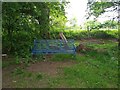 Iron bench at the top of Millennium field, Sheet