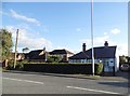 Houses on the A6 south of Rushden