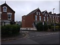 Terrace in Polsloe Road and the end of South Avenue, Exeter