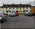 Row of houses at the SW end of Blaen-y-pant Avenue, Newport