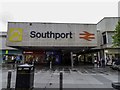 Railway station entrance on Chapel Street