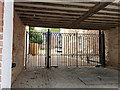 Gated entrance to courtyard and new houses, Jury Place, Jury Street, Warwick