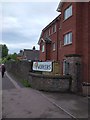 Exeter lockdown rainbow, outside apartments, Barrack Road