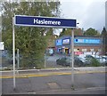 Haslemere Station sign