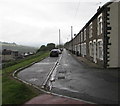 Very long row of houses, Powell