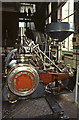SK2083 : Bamford Mill - steam engine by Chris Allen