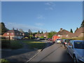 Approaching the junction of Whitfield Road and Whitfield Close