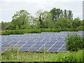 Solar farm by the Montgomery Canal