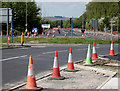 Roadworks along the A5630 Anstey Lane