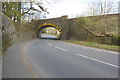 Bridge taking Leeds-Settle-Carlisle railway over B6480