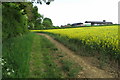 North End Farm from the footpath