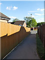 Footpath out of Barwick-in-Elmet 