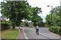 East Lodge Lane at the junction of The Ridgeway